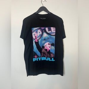 Pit Bull Concert Tee by TIMELESS MIAMI. "To Do list" on the back. Large